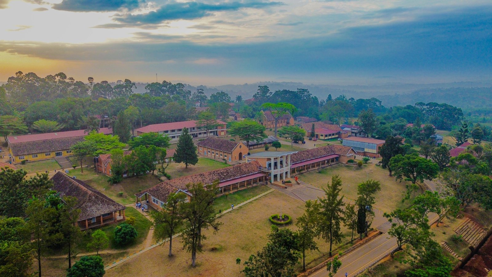 Namilyango aerial campus view