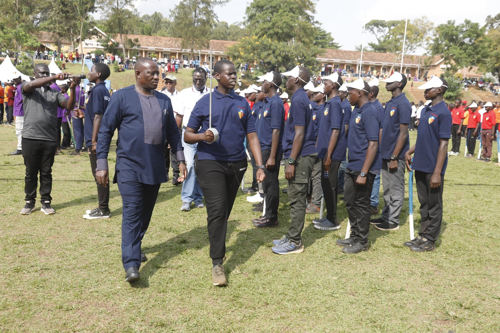 Houses on parade at Namilyango Sports Day
